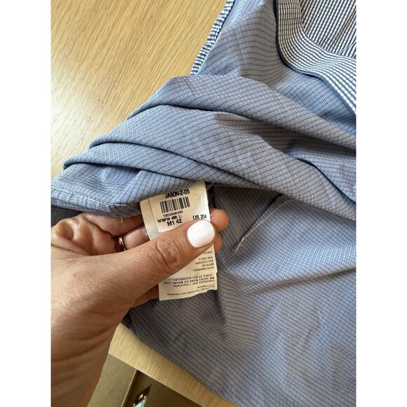 Hugo Boss Jason Slim Fit Button Down Oxford Dress Shirt Size 40 16 1/2 L 1948 - Picture 7 of 10